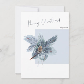 Tarjeta de felicitación para navidades con diseño 