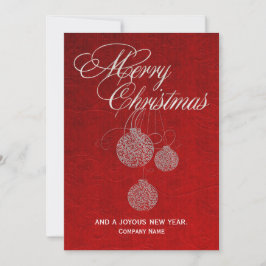 Tarjeta de felicitación para Navidades corporativo