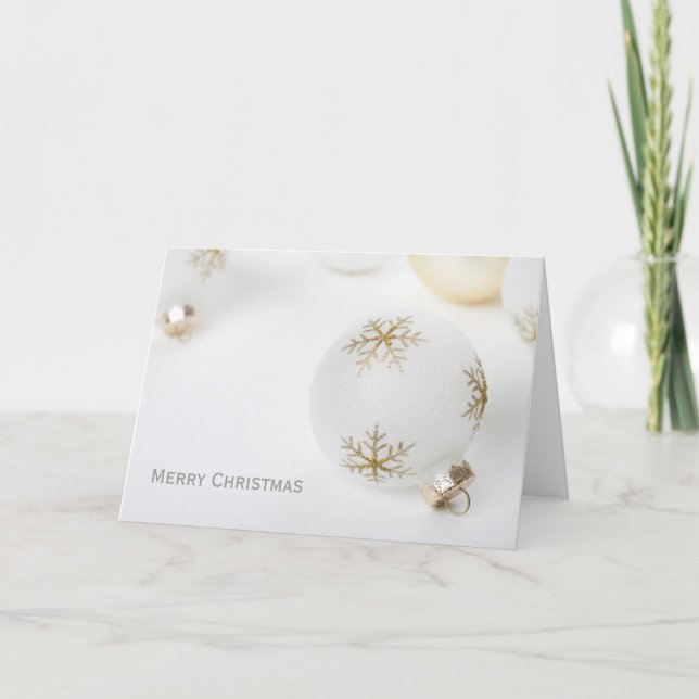 Tarjeta de felicitación para Navidades de alta cla (Anverso)