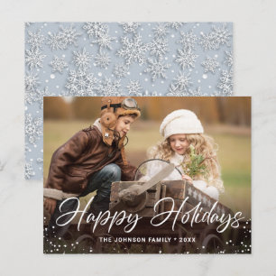 Tarjeta de felicitación para Navidades de fotograf
