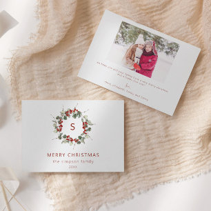 Tarjeta de felicitación para Navidades de fotograf