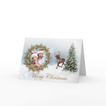 Tarjeta de felicitación para Navidades de fotograf