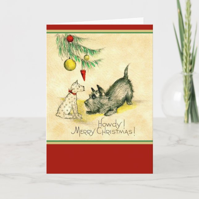 Tarjeta de felicitación para Navidades de Howdy de (Anverso)