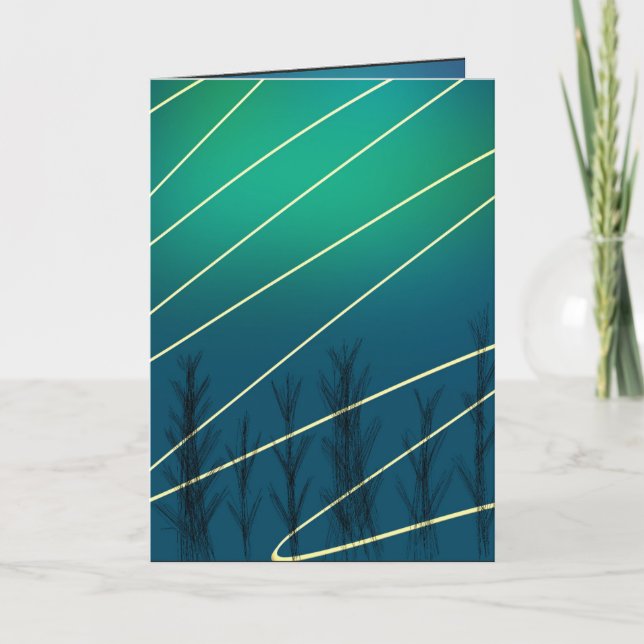 Tarjeta de felicitación para Navidades de invierno (Anverso)