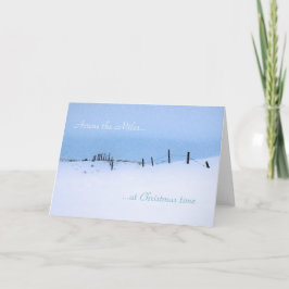 Tarjeta de felicitación para Navidades de Millas d