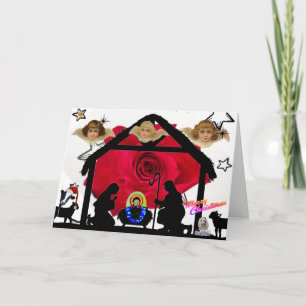 Tarjeta de felicitación para NAVIDADES de NATIVIDA