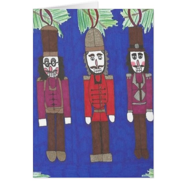 Tarjeta de felicitación para Navidades de Nutcrack (Frente)