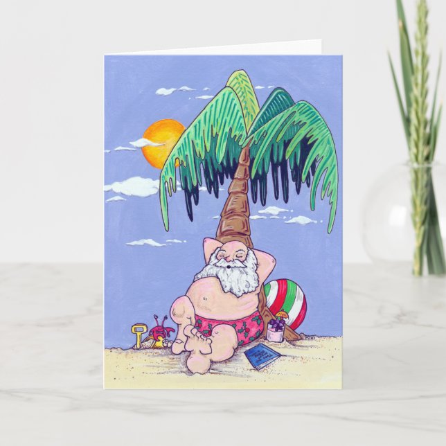 Tarjeta de felicitación para Navidades de Santa Is (Anverso)