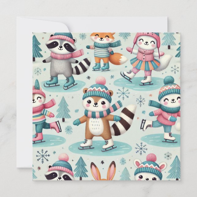 Tarjeta de felicitación para Navidades de temporad (Anverso)