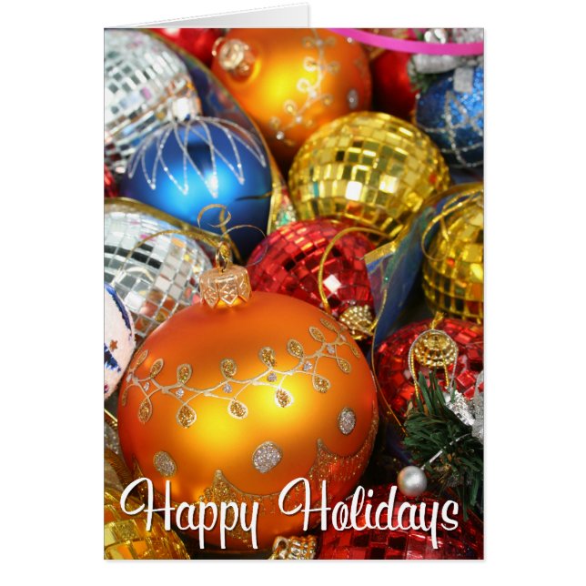 Tarjeta de felicitación para Navidades de vacacion (Frente)