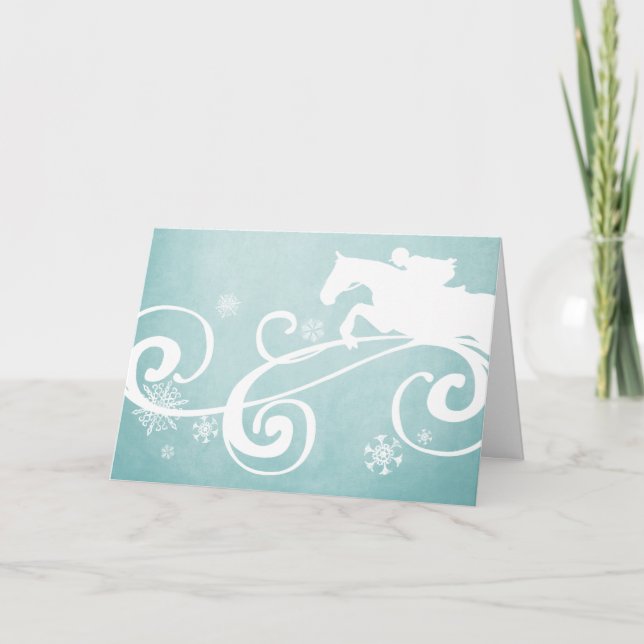 Tarjeta de felicitación para Navidades de vacacion (Anverso)