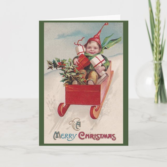 Tarjeta de felicitación para Navidades de Victoria (Anverso)