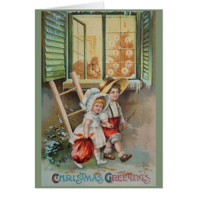 Tarjeta de felicitación para Navidades de Victoria (Frente)