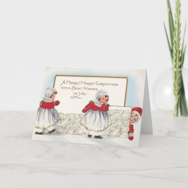 Tarjeta de felicitación para Navidades de Victoria (Anverso)