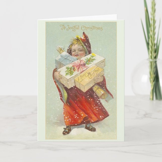 Tarjeta de felicitación para Navidades de Victoria (Anverso)