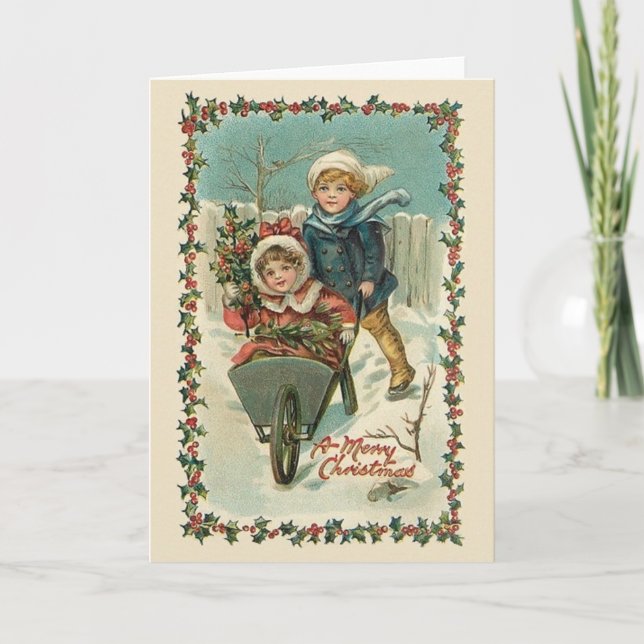 Tarjeta de felicitación para Navidades de Victoria (Anverso)