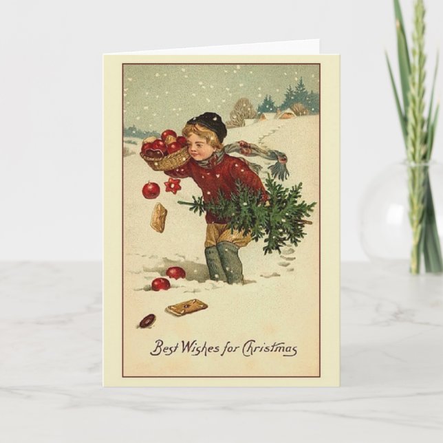 Tarjeta de felicitación para Navidades de Victoria (Anverso)