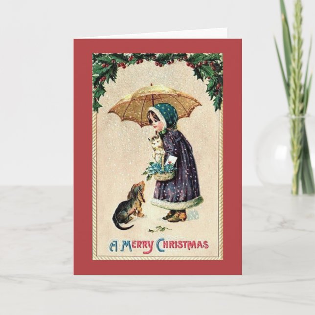 Tarjeta de felicitación para Navidades de Victoria (Anverso)