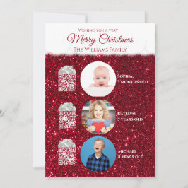 Tarjeta de felicitación para Navidades de vídeo y