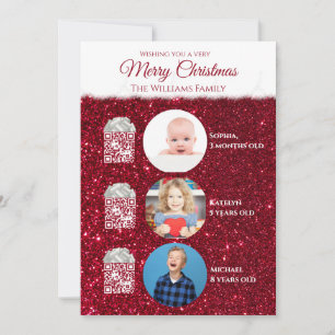 Tarjeta de felicitación para Navidades de vídeo y