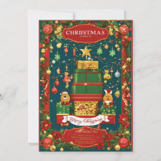Tarjeta de felicitación para Navidades exclusivos