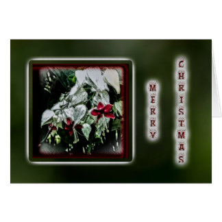Tarjeta de felicitación para navidades - Fuschia r