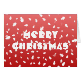 Tarjeta de felicitación para navidades Snowman