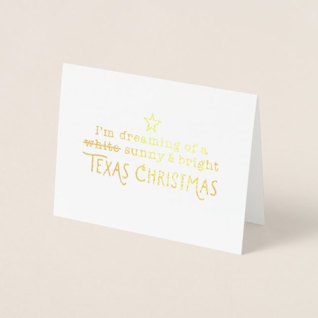 Tarjeta de felicitación para Navidades soleados y  (Anverso)