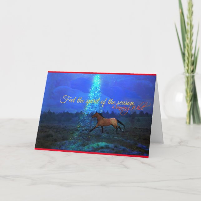 Tarjeta de felicitación para Navidades WILD (Anverso)