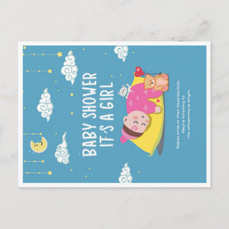 Tarjeta de Felicitación para Niña Recién Nacida