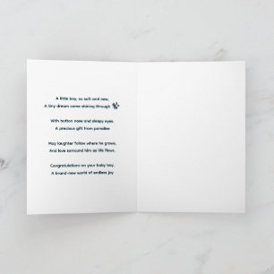 Tarjeta de felicitación para niño