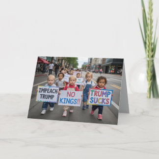 Tarjeta de Felicitación para Niño Pequeño Sin Reye