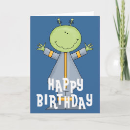 Tarjeta de felicitación para niños de cumpleaños f