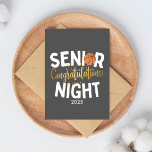 Tarjeta de Felicitación para Noche de Senior de Ba