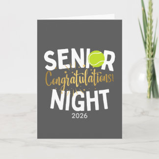 Tarjeta de Felicitación para Noche de Seniors de T
