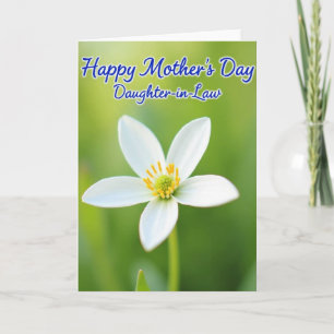 Tarjeta de felicitación para nuera Bloom