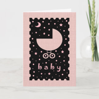 Tarjeta de Felicitación para Nueva Bebé Niña