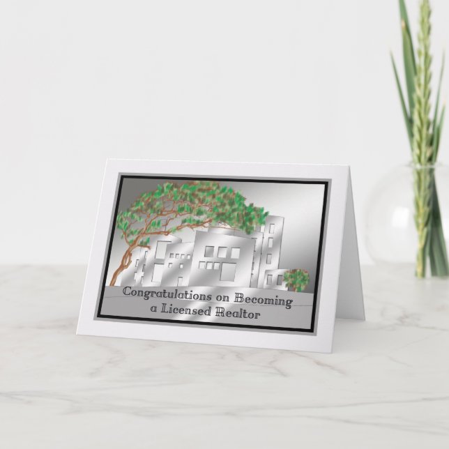 Tarjeta de felicitación para nuevo reactor con lic (Anverso)