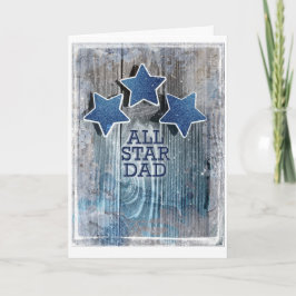 Tarjeta de felicitación para Papá Estrella