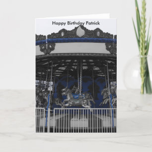 Tarjeta de felicitación para paseos por tierra