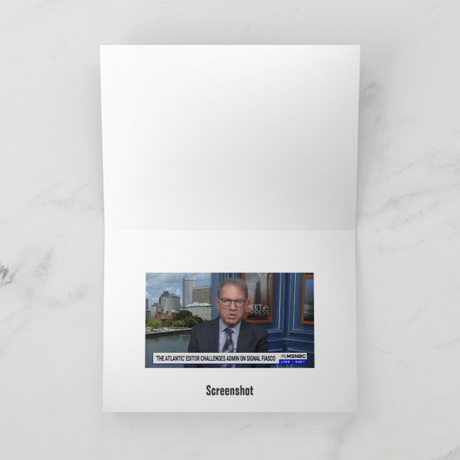 Tarjeta de felicitación para periodistas del siste (Interior)