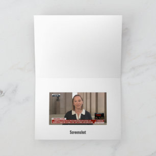 Tarjeta de felicitación para periodistas del siste