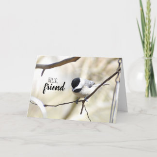 Tarjeta de felicitación para pollo