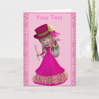 Tarjeta de felicitación para Princess Blond