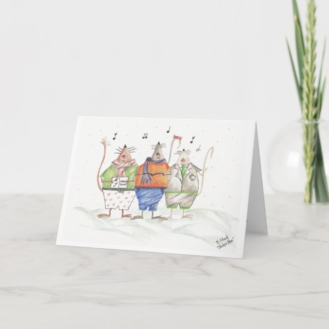 Tarjeta de felicitación para ratones de carga (Anverso)