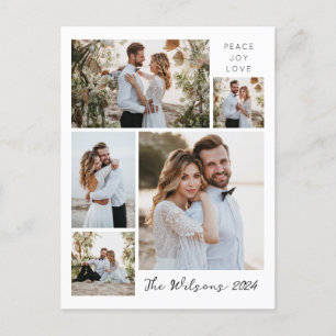 Tarjeta de felicitación para recién casados con 5 