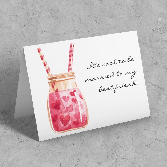 Tarjeta de felicitación para San Valentín, casado  (Subido por el creador)
