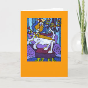 Tarjeta de felicitación para siempre feliz