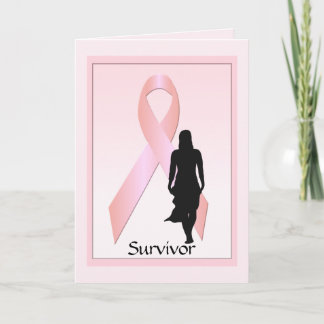 Tarjeta de felicitación para sobreviviente de cánc
