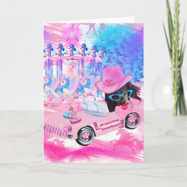 Tarjeta de felicitación para todos los enamorados  (Anverso)